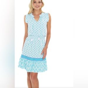 NWT Cabana Life Amalfi Coast Smocked Waist Dress
